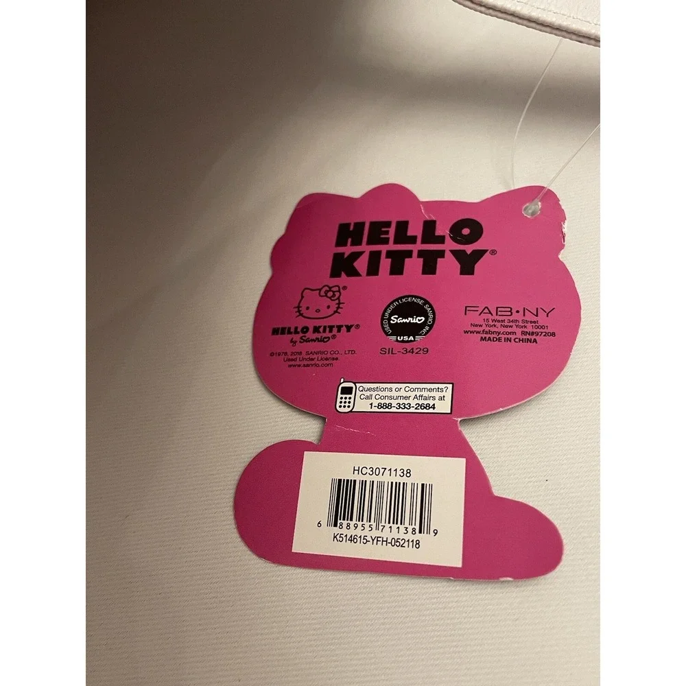 2018 Hello‎ Kitty White Tote Purse Bag Fab NY Sanrio 13 x 10